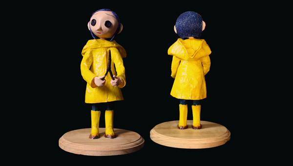Figurine Coraline créée par Romy Cardon